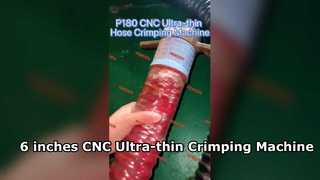 P180 6 اینچ CNC دستگاه چین دار شیلنگ بسیار نازک