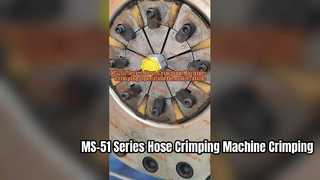 ماشین چین دار شلنگ سری MS-51: نمایش عملیات چین دار