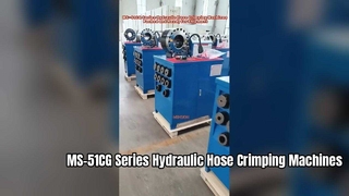 ماشین های چین دار شلنگ هیدرولیک سری MS-51CG بسته بندی شده و آماده ارسال