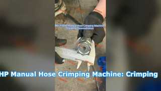 MS-P16HP دستی ماشین چین دار شلنگ: نمایش چین دار