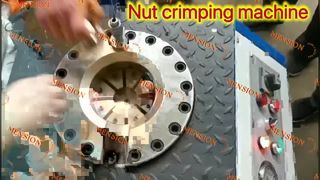 دستگاه پیچش مهره; نمایش چین دار مهره