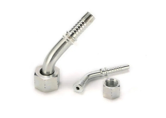 ORFS Hydraulic Hose Fittings Female Flat Seal 45 Degree Elbow